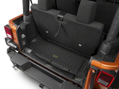 Barricade Front, Rear and Cargo Floor Mats; Black (11-18 Jeep Wrangler JK 2-Door)