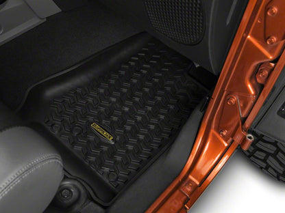 Barricade Front, Rear and Cargo Floor Mats; Black (11-18 Jeep Wrangler JK 4-Door)