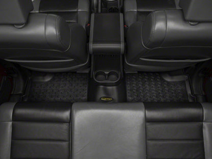 Barricade Front, Rear and Cargo Floor Mats; Black (11-18 Jeep Wrangler JK 4-Door)