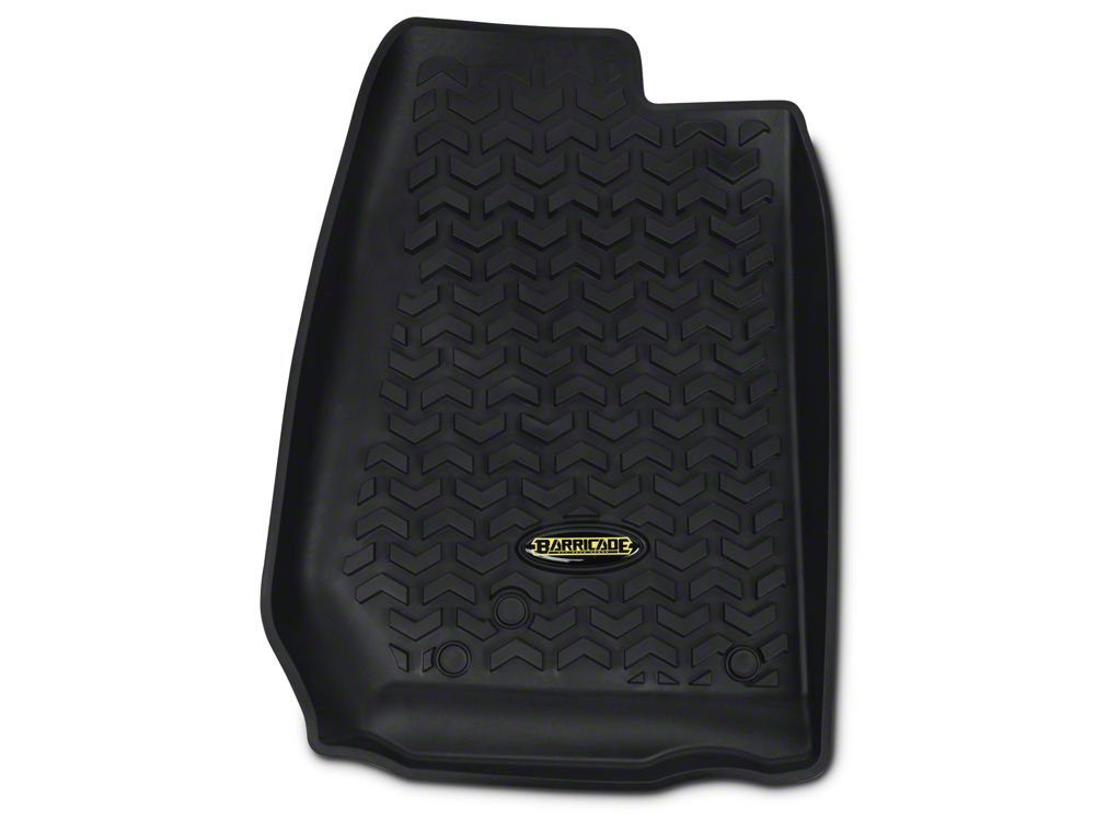 Barricade Front, Rear and Cargo Floor Mats; Black (11-18 Jeep Wrangler JK 4-Door)