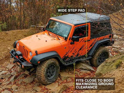 Barricade Extreme HD Rocker Steps (07-18 Jeep Wrangler JK 2-Door)