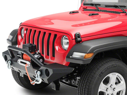 Barricade Trail Force HD Front Bumper with 9,500 lb. Winch (18-25 Jeep Wrangler JL)