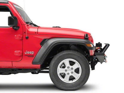 Barricade Trail Force HD Front Bumper with 9,500 lb. Winch (18-25 Jeep Wrangler JL)