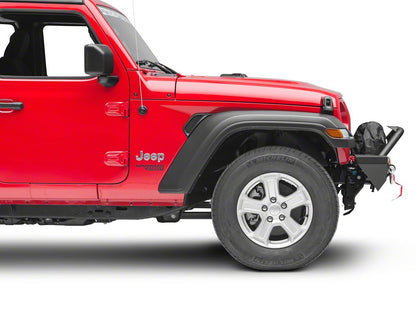 Barricade Trail Force HD Front Bumper with LED Lights and 9,500 lb. Winch (18-25 Jeep Wrangler JL)