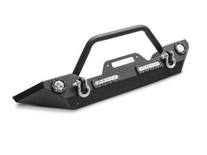 Barricade Trail Force HD Front Bumper with LED Lights and 9,500 lb. Winch (18-25 Jeep Wrangler JL)