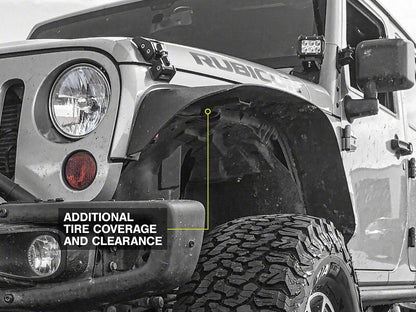 Barricade HD Flat Fender Flares (07-18 Jeep Wrangler JK)