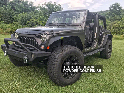 Barricade HD Flat Fender Flares (07-18 Jeep Wrangler JK)