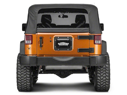 Barricade Spare Tire Delete with License Plate Mount (07-18 Jeep Wrangler JK)