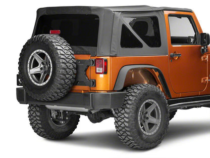 Barricade HD Tire Carrier Bracket for OEM Tire Mount (07-18 Jeep Wrangler JK)