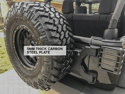 Barricade HD Tire Carrier with Mount (07-18 Jeep Wrangler JK)