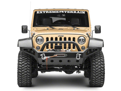 Barricade Rectangular Adventure Mirrors; Textured Black (66-25 Jeep CJ5, CJ7, Wrangler YJ, TJ, JK & JL)