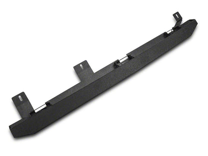 Barricade HD Rock Sliders with LED Rock Lights; Textured Black (07-18 Jeep Wrangler JK 4-Door)