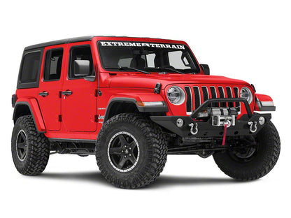 Barricade Trail Force HD Front Bumper with 9,500 lb. Winch (18-25 Jeep Wrangler JL)