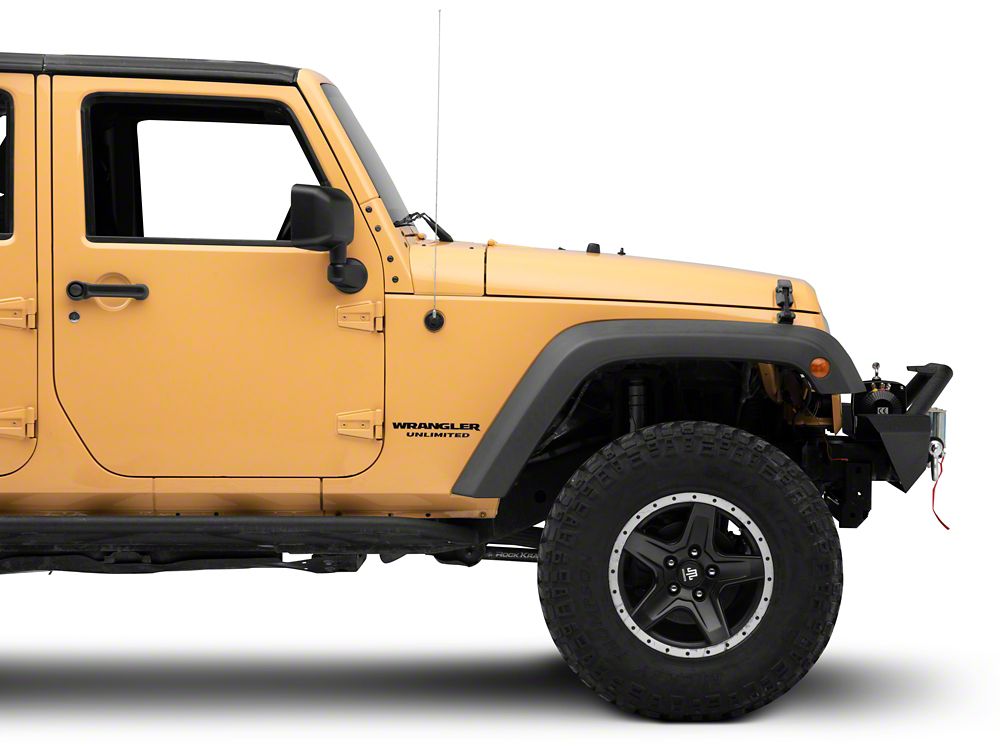 Barricade Trail Force HD Front Bumper with 9,500 lb. Winch (07-18 Jeep Wrangler JK)