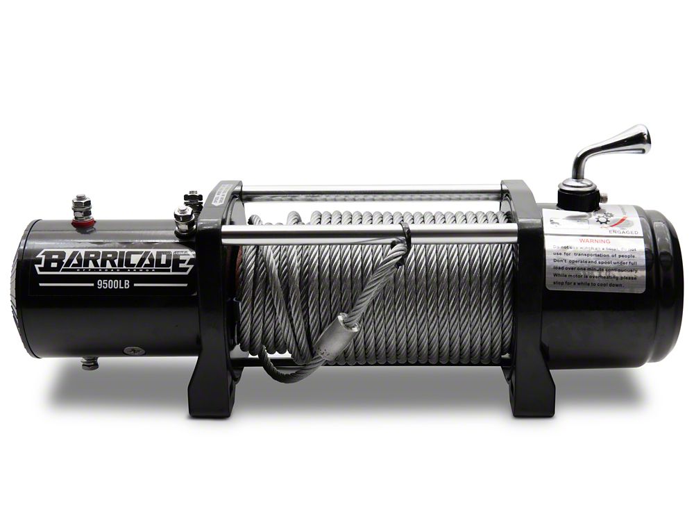 Barricade Trail Force HD Front Bumper with 9,500 lb. Winch (07-18 Jeep Wrangler JK)