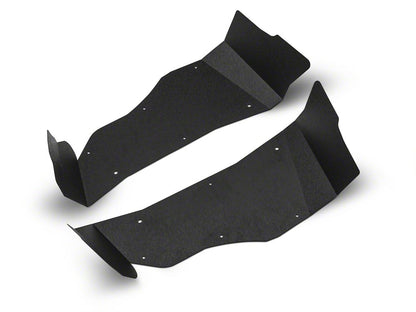 Barricade Aluminum Inner Fender Liners; Textured Black (07-18 Jeep Wrangler JK)