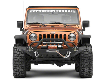 Barricade Adventure HD Front Bumper with LED Fog Lights and 20-Inch LED Light Bar (07-18 Jeep Wrangler JK)