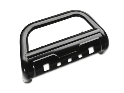 Barricade 3.50-Inch Oval Bull Bar with Skid Plate; Black (18-25 Jeep Wrangler JL)