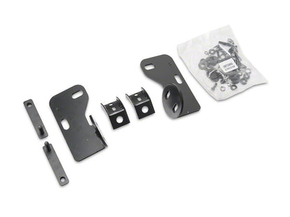 Barricade 3.50-Inch Oval Bull Bar with Skid Plate; Black (18-25 Jeep Wrangler JL)