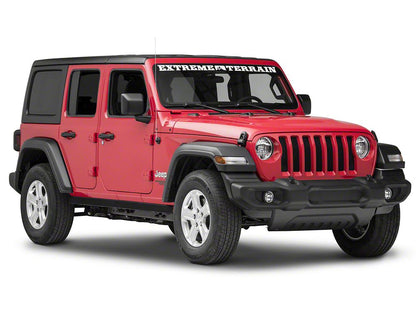Barricade Rubi Rails; Textured Black (18-25 Jeep Wrangler JL 4-Door)