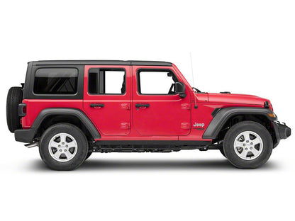 Barricade Rubi Rails; Textured Black (18-25 Jeep Wrangler JL 4-Door)