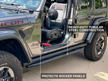Barricade Rock Sliders (18-25 Jeep Wrangler JL 4-Door)