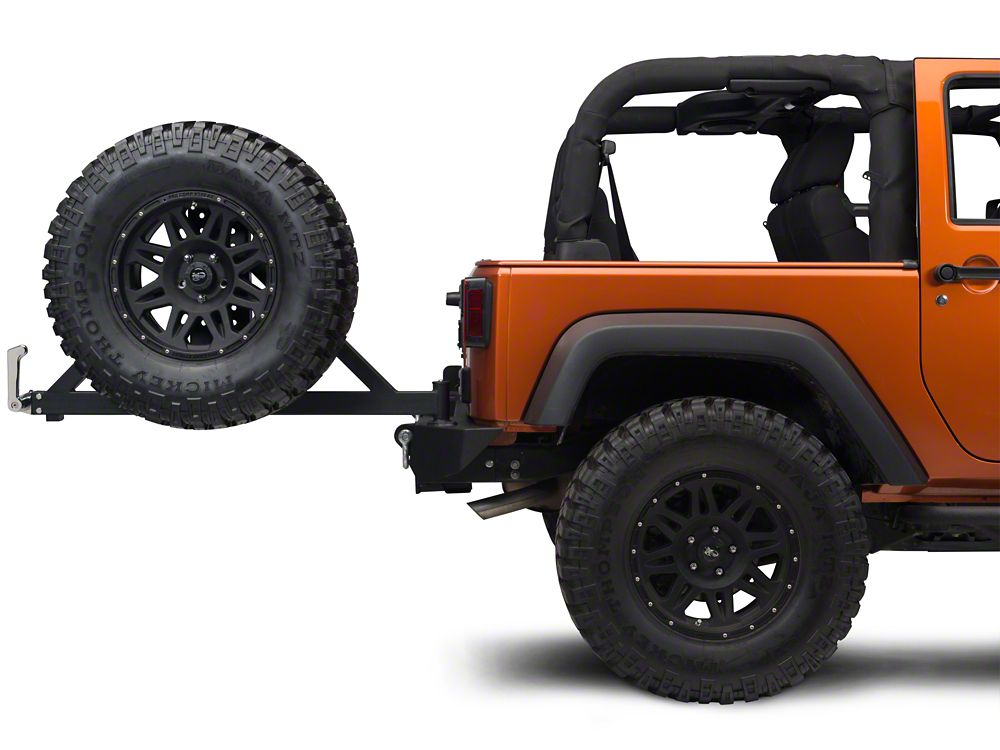 Barricade Trail Force HD Rear Bumper with Tire Carrier (07-18 Jeep Wrangler JK)