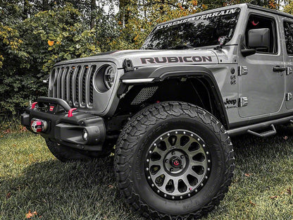 Barricade Aluminum Inner Fender Liners; Front (20-25 Jeep Gladiator JT)