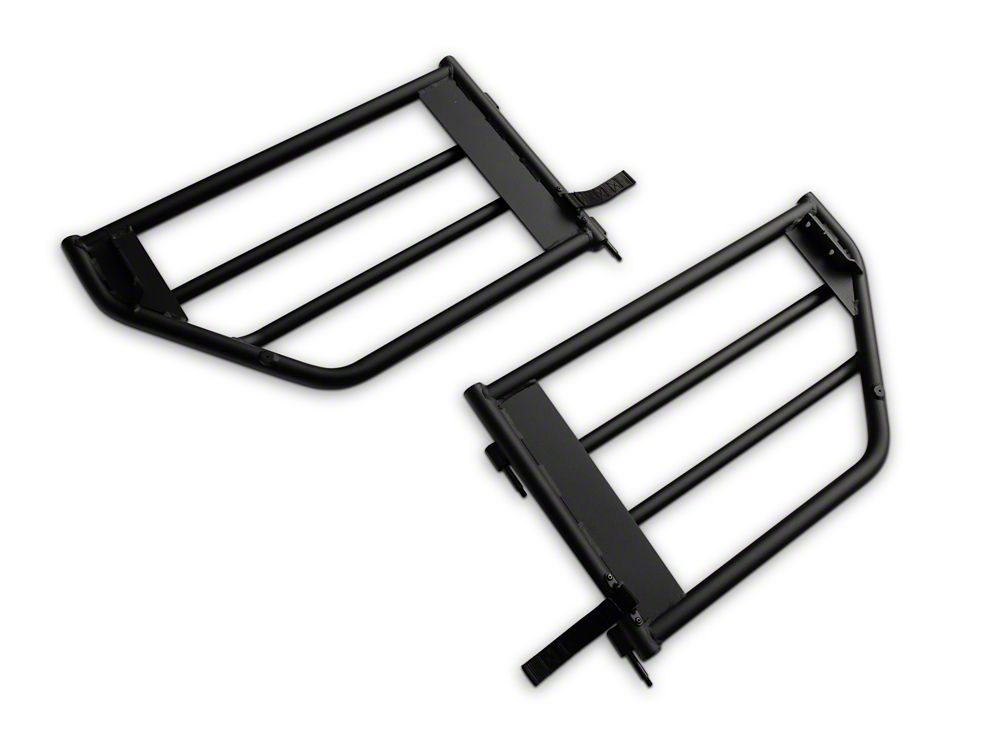 Barricade Tubular Adventure Doors; Rear (07-18 Jeep Wrangler JK 4-Door)