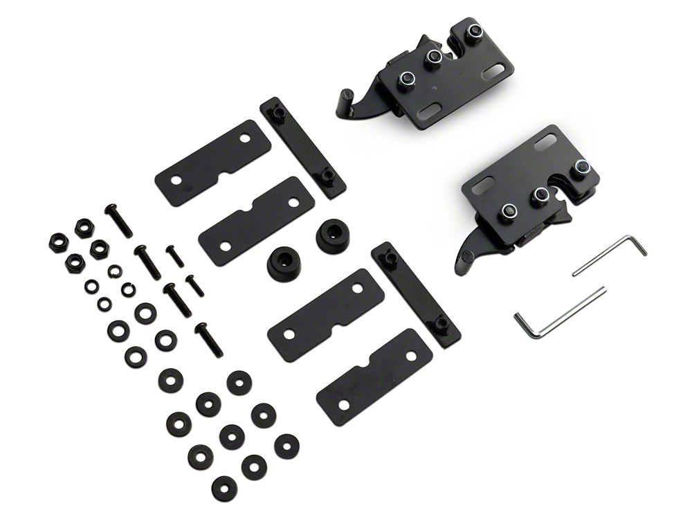 Barricade Tubular Adventure Doors; Rear (07-18 Jeep Wrangler JK 4-Door)