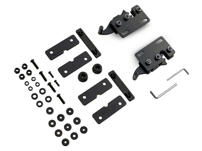 Barricade Tubular Adventure Doors; Rear (07-18 Jeep Wrangler JK 4-Door)