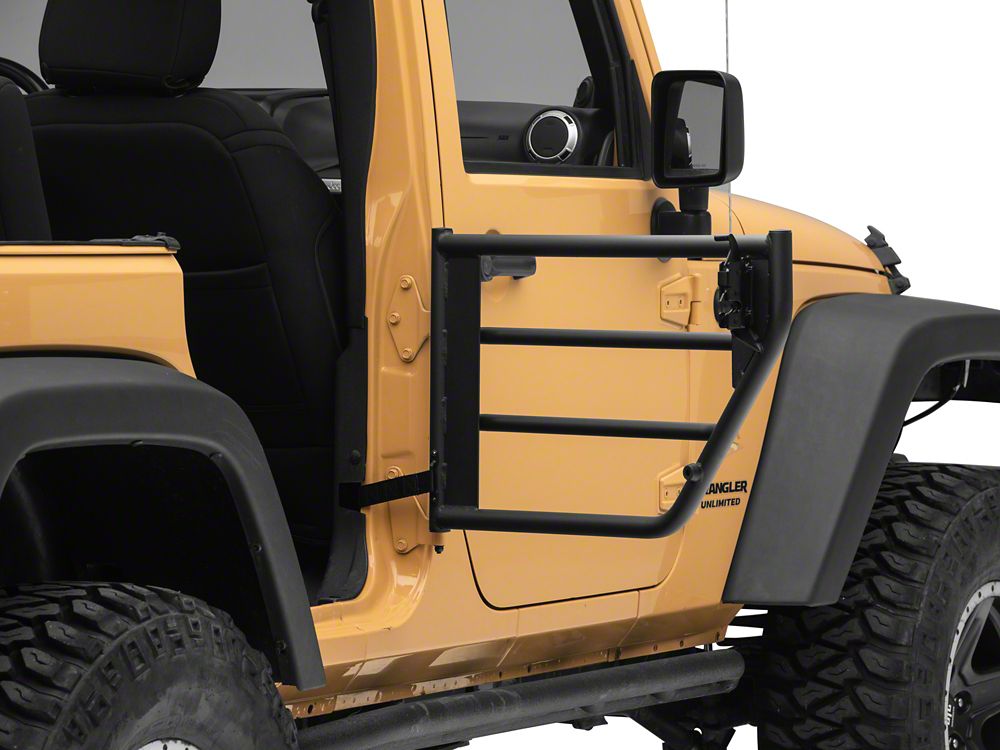 Barricade Tubular Adventure Doors; Rear (07-18 Jeep Wrangler JK 4-Door)