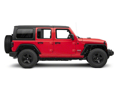 Barricade Tubular Fender Flares with LED DRL and Marker Lights (18-25 Jeep Wrangler JL)