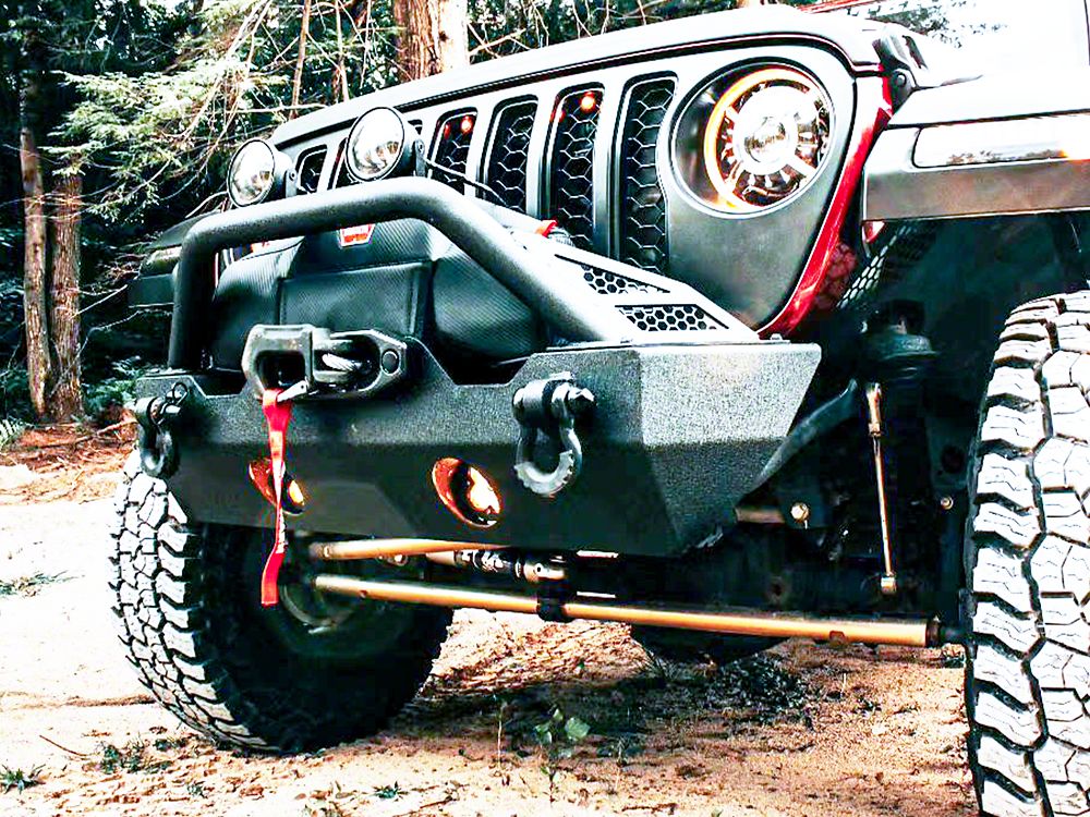 Barricade Battalion Stubby Front Bumper (18-25 Jeep Wrangler JL)