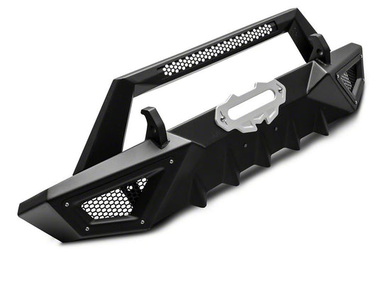 Barricade X-Series Front Bumper; Black Inserts (18-25 Jeep Wrangler JL)