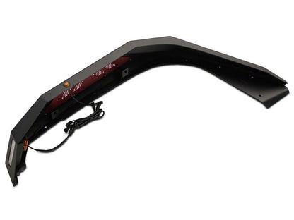 Barricade X-Series Fender Flares; Rear; Red Inserts (18-25 Jeep Wrangler JL)