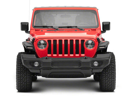 Barricade X-Series Fender Flares; Rear; Red Inserts (18-25 Jeep Wrangler JL)