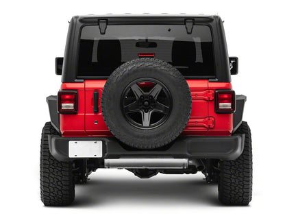 Barricade X-Series Fender Flares; Rear; Red Inserts (18-25 Jeep Wrangler JL)