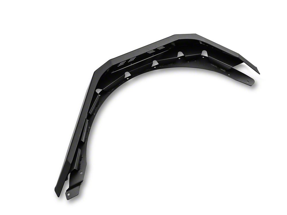 Barricade X-Series Fender Flares with LED DRL and Marker Lights; Black Inserts (18-25 Jeep Wrangler JL)