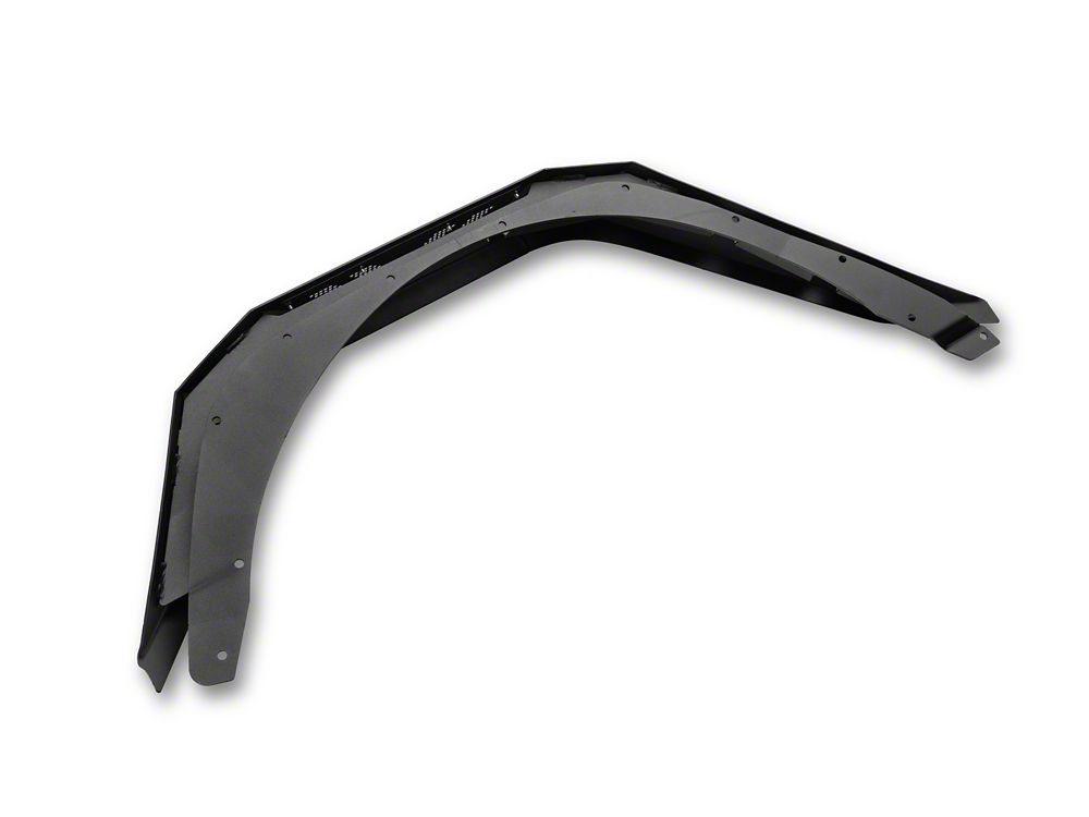 Barricade X-Series Fender Flares with LED DRL and Marker Lights; Black Inserts (18-25 Jeep Wrangler JL)