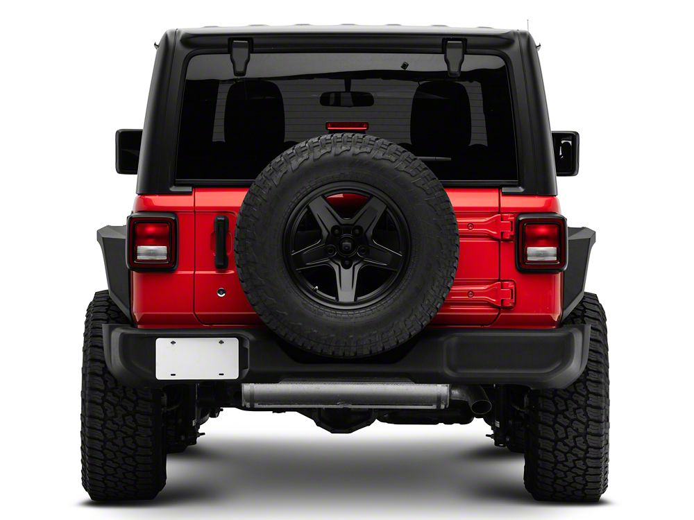 Barricade X-Series Fender Flares with LED DRL and Marker Lights; Black Inserts (18-25 Jeep Wrangler JL)