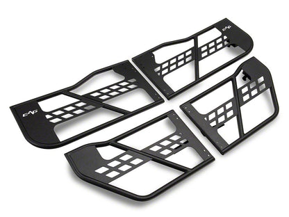 Barricade Tubular Safari Doors with Mirrors (18-25 Jeep Wrangler JL 4-Door)