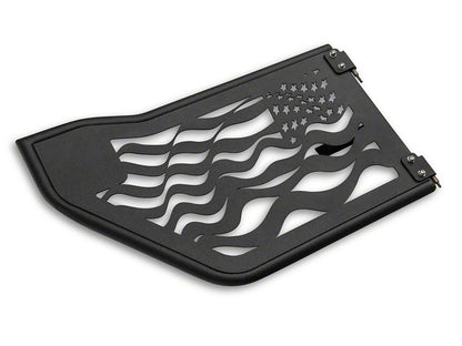 Barricade US Flag Tubular Doors With Mirrors (18-25 Jeep Wrangler JL 4-Door)