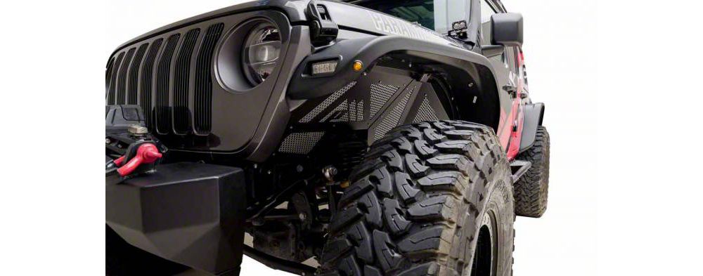 Barricade Gen2 Front Aluminum Inner Fender Liners (20-25 Jeep Gladiator JT)