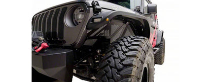 Barricade Gen2 Front Aluminum Inner Fender Liners (20-25 Jeep Gladiator JT)