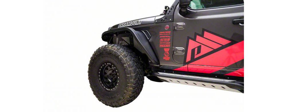 Barricade Gen2 Front Aluminum Inner Fender Liners (20-25 Jeep Gladiator JT)