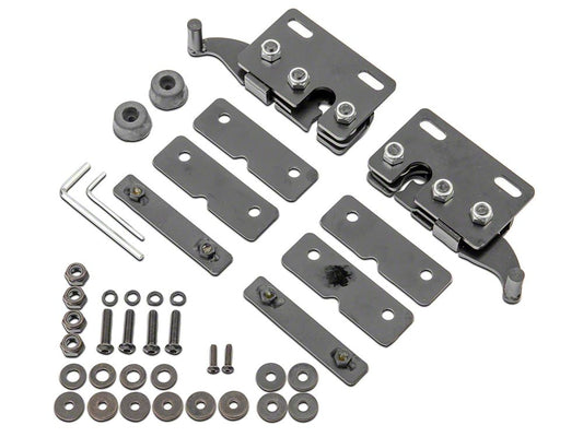 Barricade Replacement Door Hardware Kit for J132130 Only (07-18 Jeep Wrangler JK 4-Door)