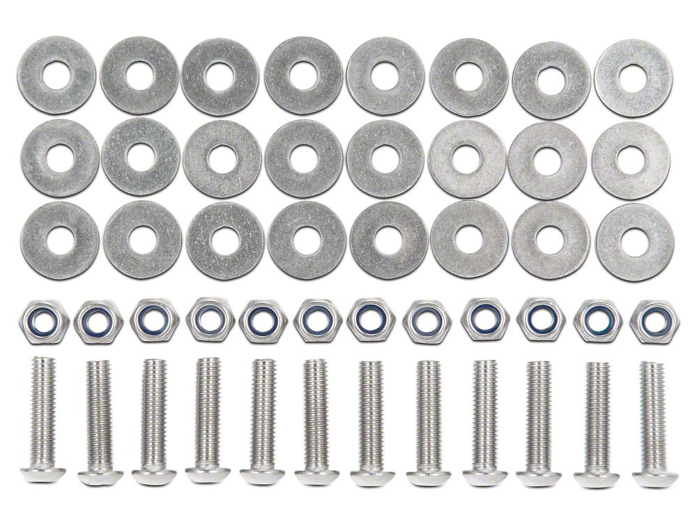 Barricade Replacement Fender Flare Hardware Kit for J100298 Only (97-06 Jeep Wrangler TJ)