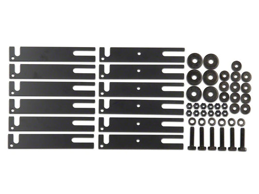 Barricade Replacement Rubi Rail Hardware Kit for J123335-JL Only (18-25 Jeep Wrangler JL 4-Door)