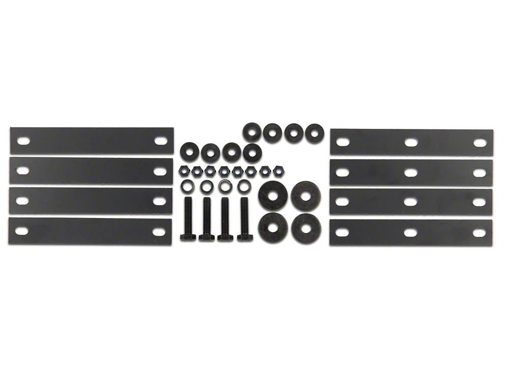 Barricade Replacement Rubi Rail Hardware Kit for J130316-JL Only (18-25 Jeep Wrangler JL 2-Door)
